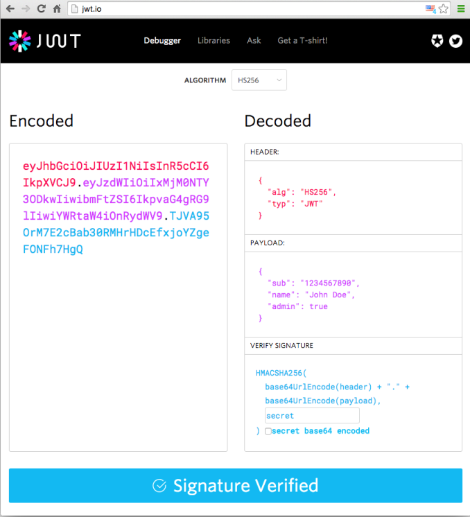 JWT.io Debugger