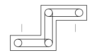 Becherwerk Z-Form mit Einhausung